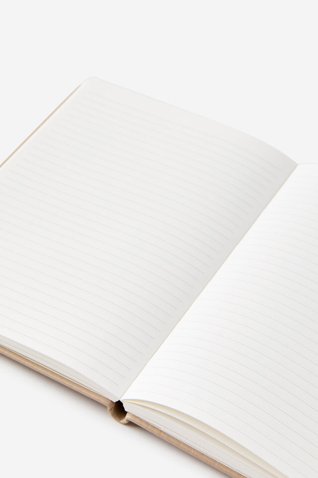 Metro A5 Hard Lined Notebook, Little Treats Bay Leaf