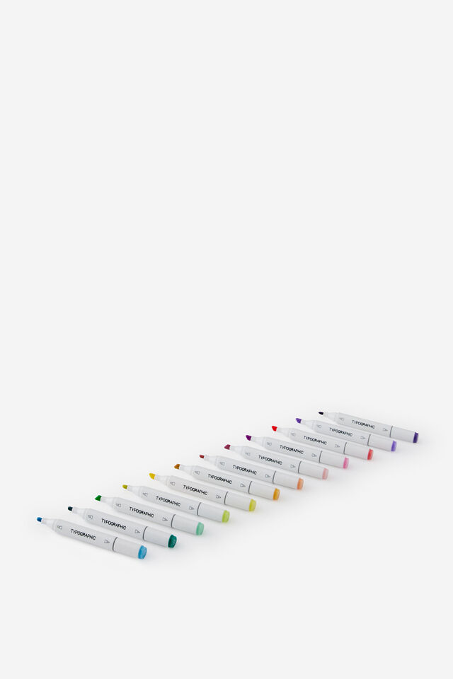 Artists Dual Art Marker 12Pk, PASTELS V2