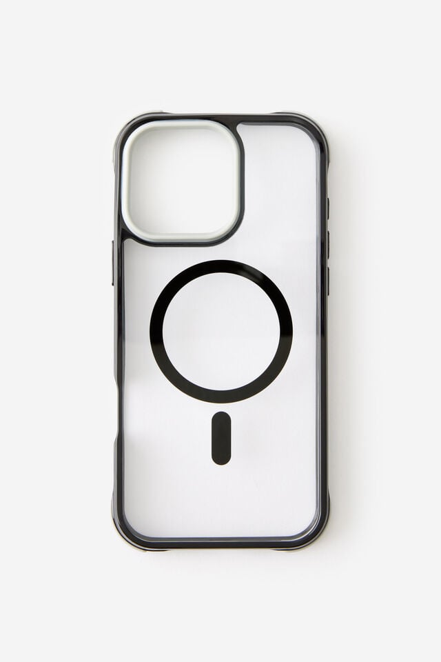 Active Shockproof Case Iphone 16 Pro Max, BLACK/CONCRETE