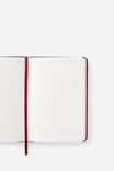Personalised B6 Hard Cover Lined Notebook, CABERNET - example image 2