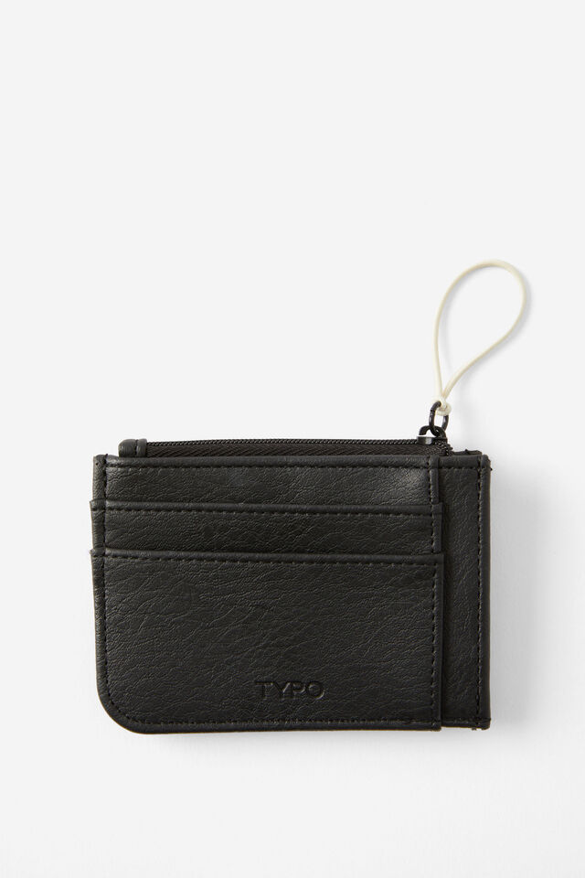 Personalised Off The Grid Card Pouch, BLACK