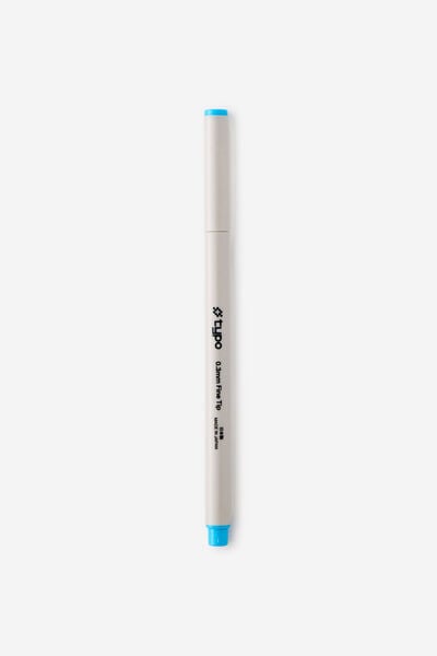 0.3Mm Fine Tip Pen, LIGHT BLUE