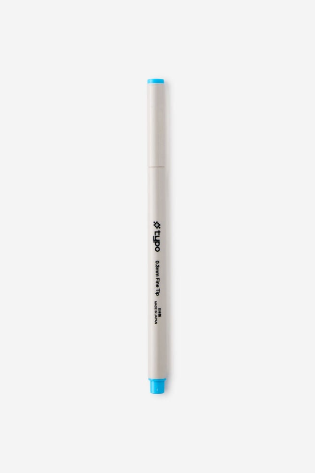 0.3Mm Fine Tip Pen, LIGHT BLUE