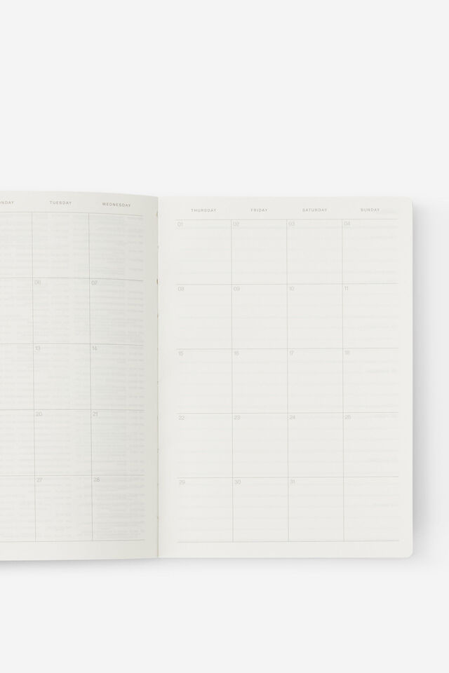 Personalised 2026 B5 Weekly Soft Metro Diary, Cabernet