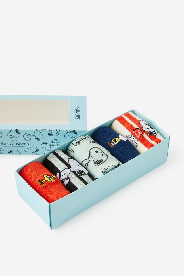 Box Of Socks, LCN PEA SNOOPY (M/L)