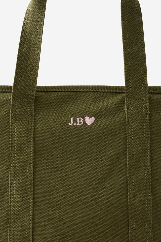 Personalised Flex Tote Large, OLIVE