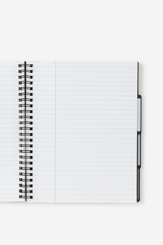 A5 Spiralbound Subject Notebook, MINTY GRID