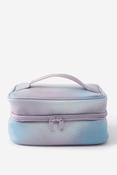 3 Fold Hanging Cos Case Pu, DIFFUSION/SILVER LILAC