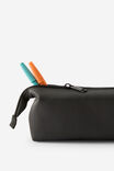 Billie Pu Pencil Case, METALLIC BLACK - alternate image 2