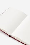 Metro A5 Hard Plain Notebook, Cabernet - alternate image 3