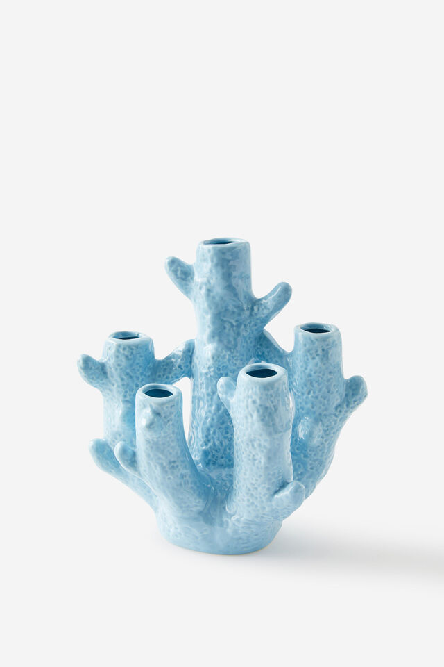 Shaped Vase, SEA MIST CORAL