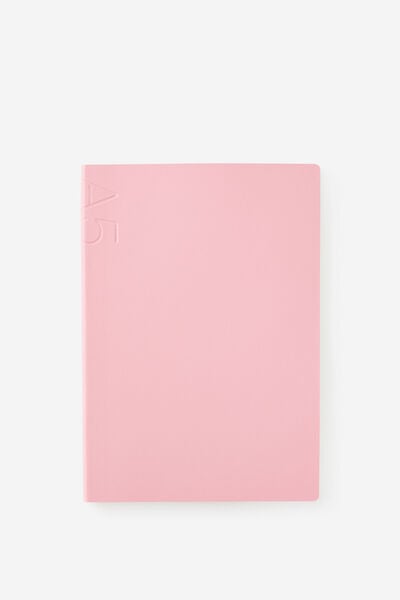 A5 Soft Cover Lined Notebook, STRAWBERRY MILK
