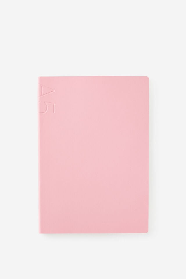 A5 Soft Cover Lined Notebook, STRAWBERRY MILK
