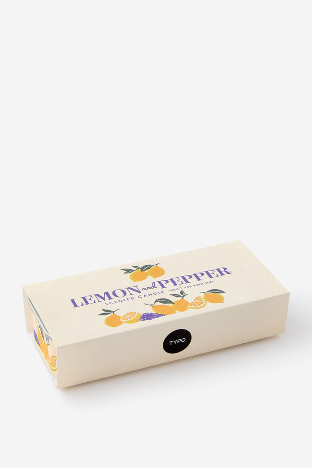 Seasonal Candle, LEMON AND SZECHUAN PEPPER