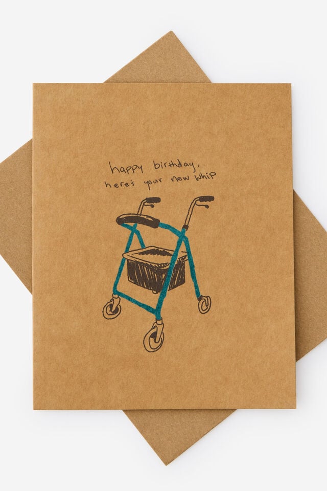 Funny Birthday Card 2.0, NEW WHIP