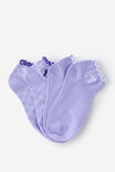 BOW WITH MICRO GINGHAM LILAC (S/M)
