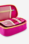 Arlow Canvas Pencil Case, POSIE LAVA RED - example image 2