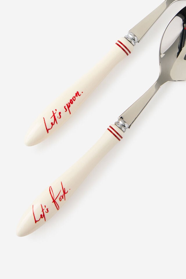 Hosting Serving Set, LETS SPOON LETS FORK