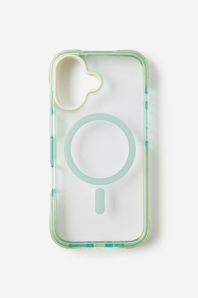 Active Shockproof Case Iphone 16, MINTY/CLOUD