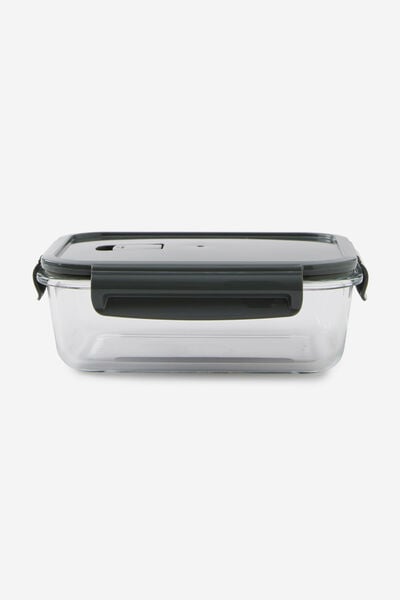 Glass Lunch Container, GREY