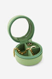 Personalised Off The Grid Jewellery Case Small, MATCHA GREEN - example image 2