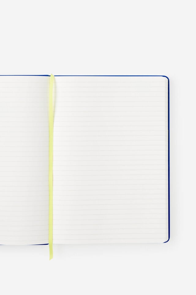 B5 Hard Lined Notetaker Notebook, OCEANA WASABI