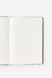 Metro B5 Hard Lined Notebook, Black - alternate image 2