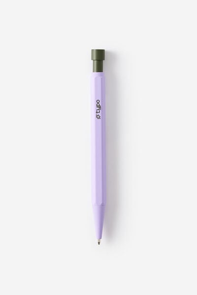 Facet-Nating Ballpoint Pen, ORCHID OLIVE