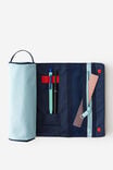 Barrel Wrap Pencil Case, DEEP SPACE COLOUR BLOCK - example image 3