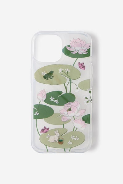 Graphic Phone Case Iphone 13/14/15, LILYPAD / CLEAR