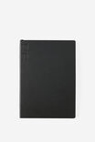 B6 Soft Cover Lined Notebook, BLACK - alternate image 1