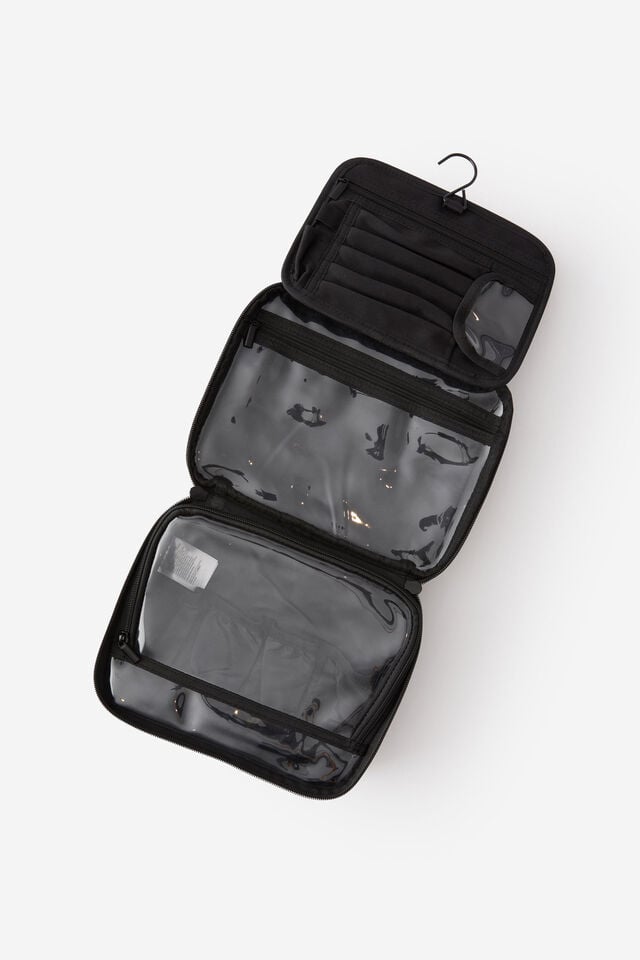 3 Fold Hanging Cos Case Pu, BLACK