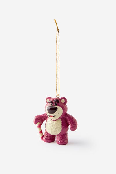 Collab Resin Christmas Ornament, LCN DIS TOY STORY LOTSO HUGGIN BEAR