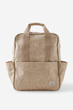 Personalised Campus Backpack, MIRA FOLIAGE CHAI LATTE - alternate image 1