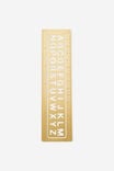 15Cm Metal Stencil Ruler, ALPHABET - alternate image 3