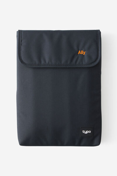 Personalised Mode 14 Inch Laptop Sleeve, BLACK