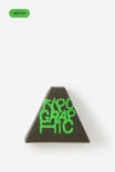 E-Keshi Eraser, TYPOGRAPHIC BLACK - example image 1