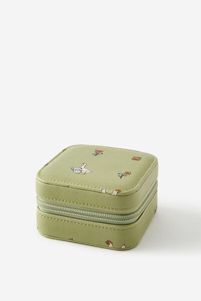 Compact Jewellery Case, LITTLE TREATS/BAY LEAF