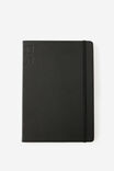 Personalised B5 Hard Cover Plain Notebook, BLACK - alternate image 1