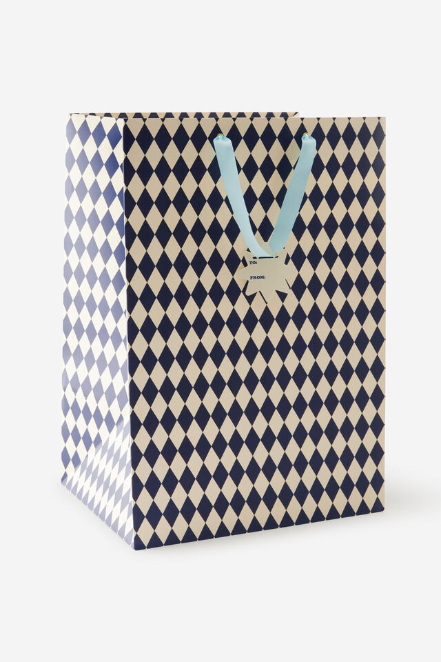 Premium Gift Bags - Large, HARLEQUIN CHRISTMAS