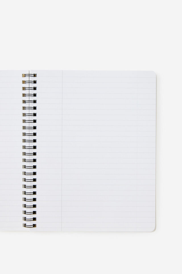 A5 Spiral Lined Notebook, LIMONCELLO