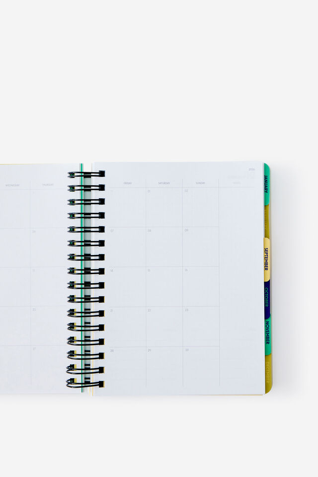 26/27 Daily Planner, JELLY MINT GEO