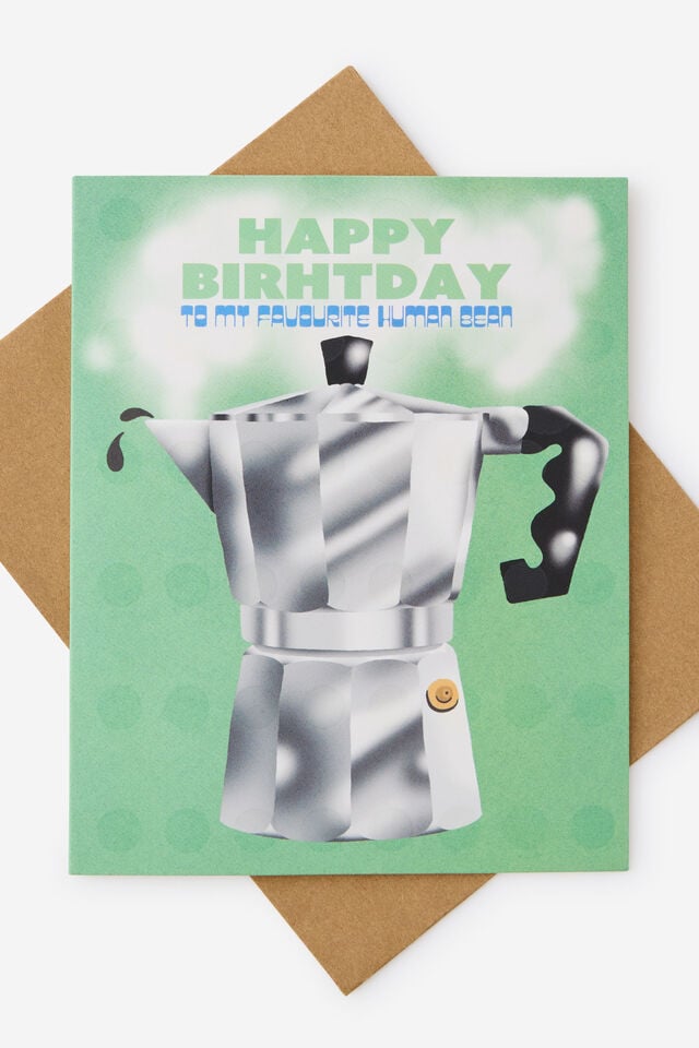 Premium Nice Birthday Card 2.0, SCENTED COFFEE