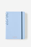 Personalised 26/27 A5 Daily Hard Diary, BLUE SKIES - alternate image 1