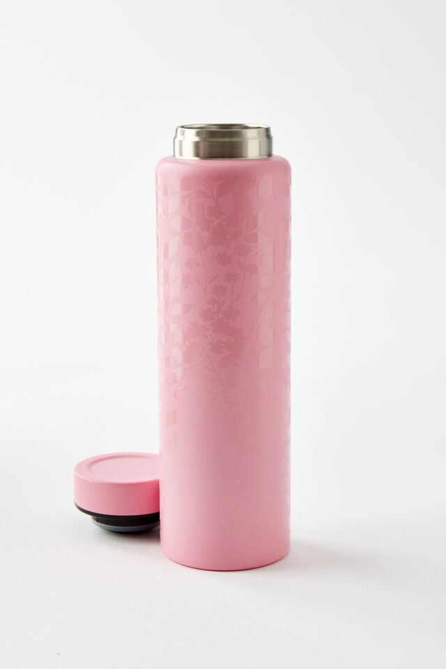 On The Move 1L Drink Bottle 2.0, BLOOM / STRAWBERRY MILK