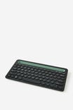 Wireless Keyboard With Built-In Tech Stand, BLACK - alternate image 3