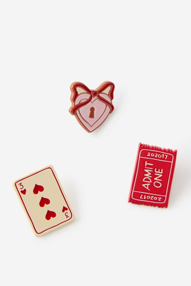 Enamel Pins 3Pack, TRINKETS