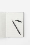 Metro A5 Journal, BLACK METALLIC - alternate image 2