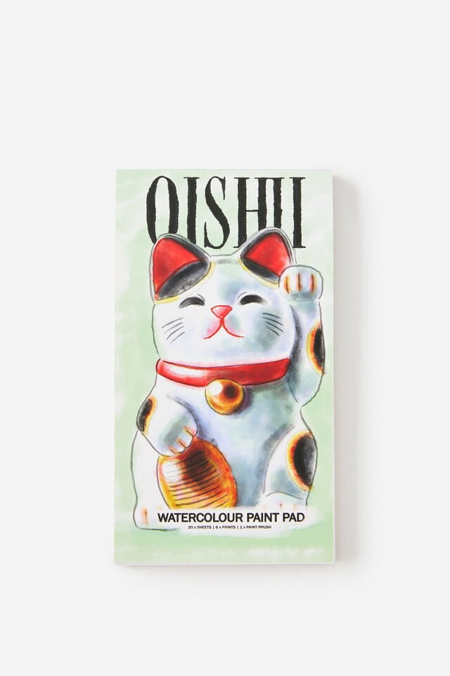 Watercolour Postcard Pad, OISHII TREATS