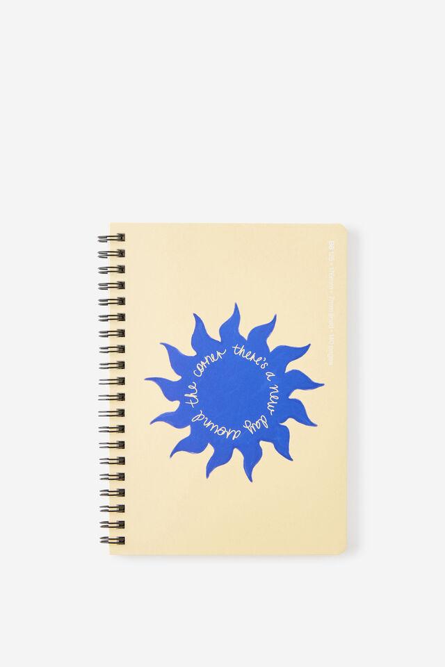 B6 Spiral Notebook, LIMONCELLO SUN